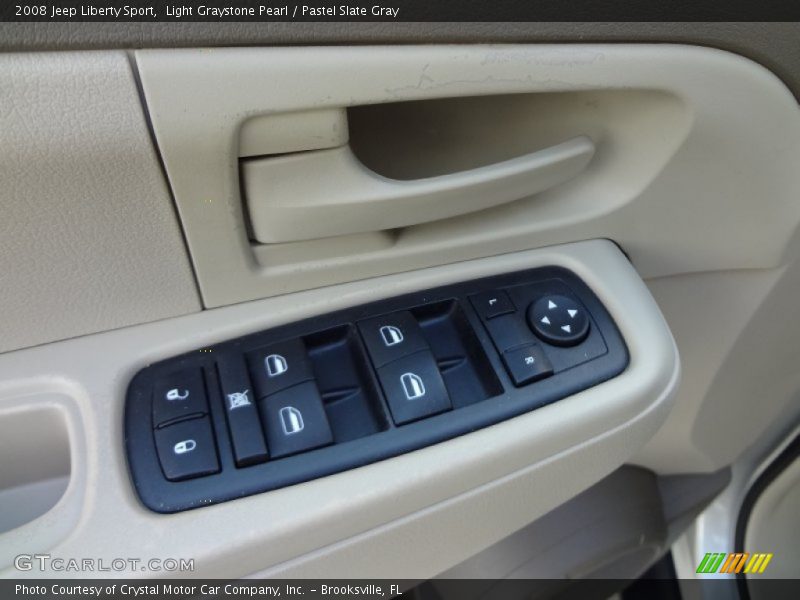 Light Graystone Pearl / Pastel Slate Gray 2008 Jeep Liberty Sport