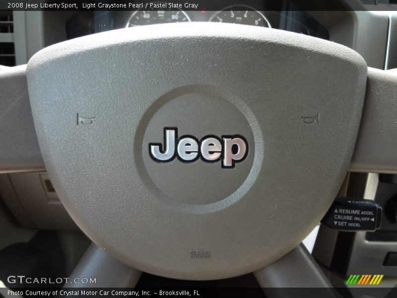 Light Graystone Pearl / Pastel Slate Gray 2008 Jeep Liberty Sport