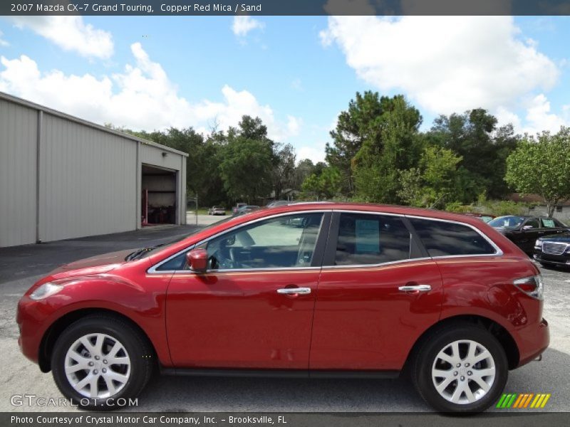 Copper Red Mica / Sand 2007 Mazda CX-7 Grand Touring