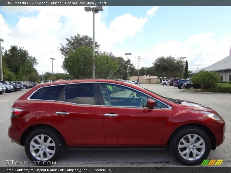 Copper Red Mica / Sand 2007 Mazda CX-7 Grand Touring