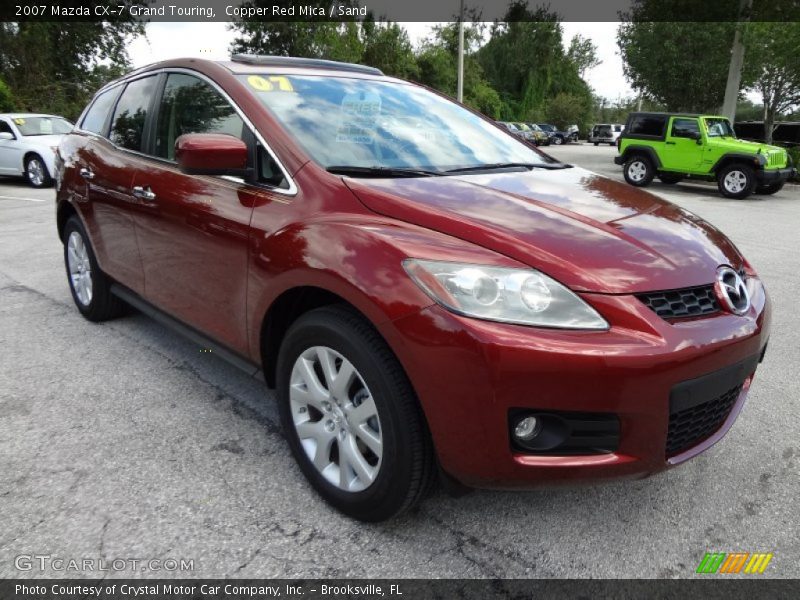 Copper Red Mica / Sand 2007 Mazda CX-7 Grand Touring