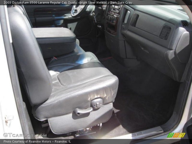 Bright Silver Metallic / Dark Slate Gray 2003 Dodge Ram 3500 Laramie Regular Cab Dually