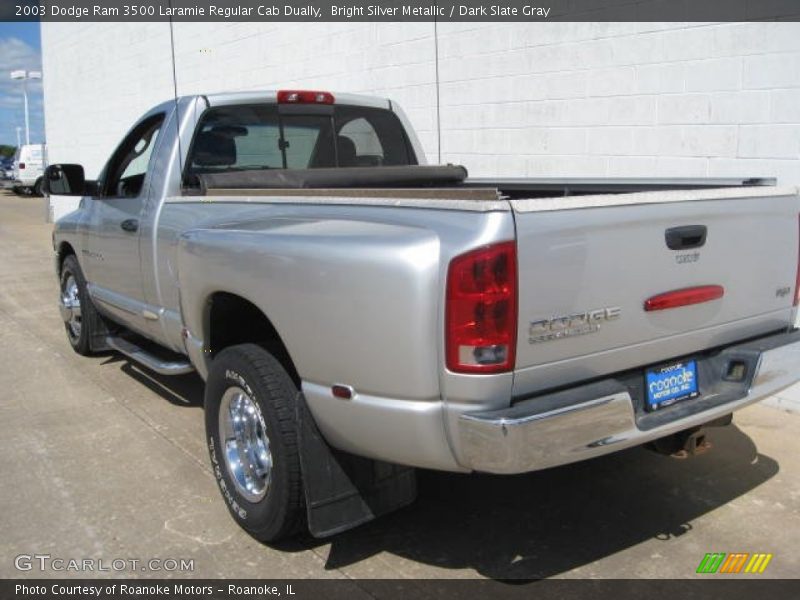 Bright Silver Metallic / Dark Slate Gray 2003 Dodge Ram 3500 Laramie Regular Cab Dually