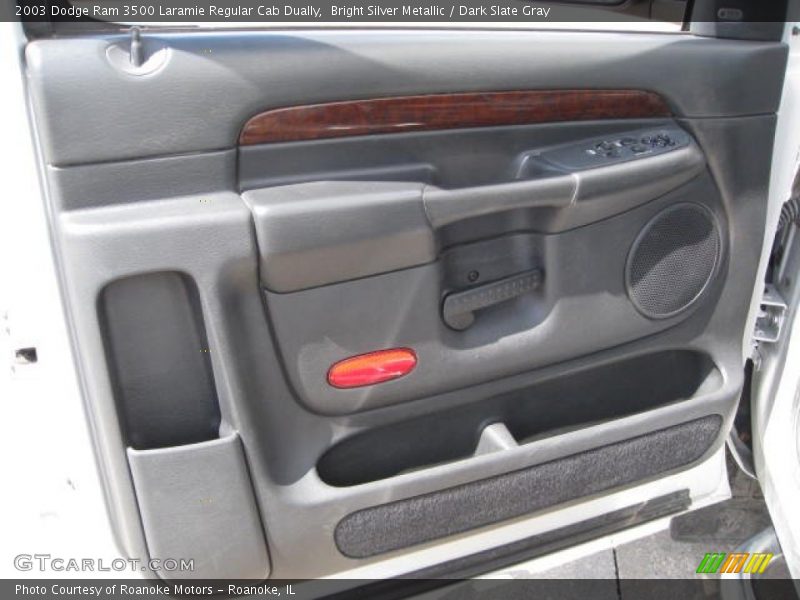 Bright Silver Metallic / Dark Slate Gray 2003 Dodge Ram 3500 Laramie Regular Cab Dually