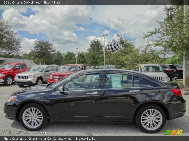 Black / Black 2011 Chrysler 200 Limited