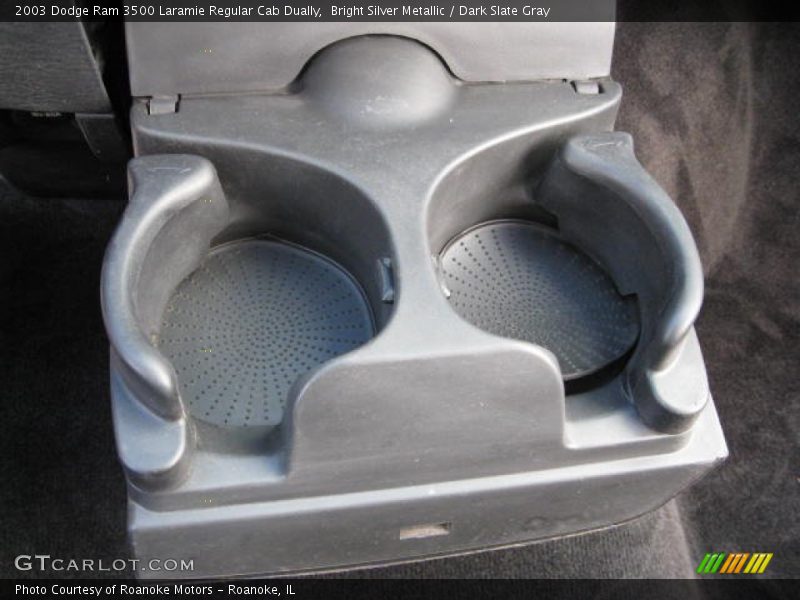 Bright Silver Metallic / Dark Slate Gray 2003 Dodge Ram 3500 Laramie Regular Cab Dually