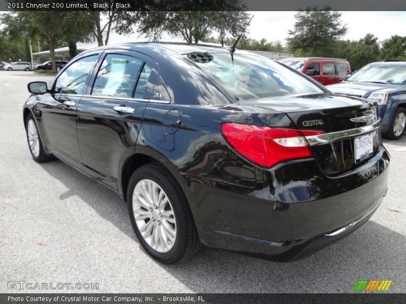 Black / Black 2011 Chrysler 200 Limited