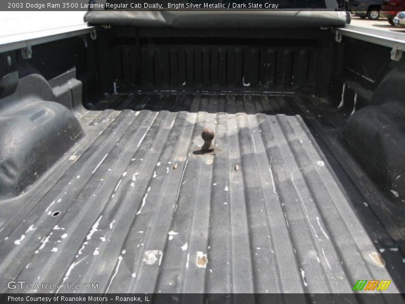 Bright Silver Metallic / Dark Slate Gray 2003 Dodge Ram 3500 Laramie Regular Cab Dually