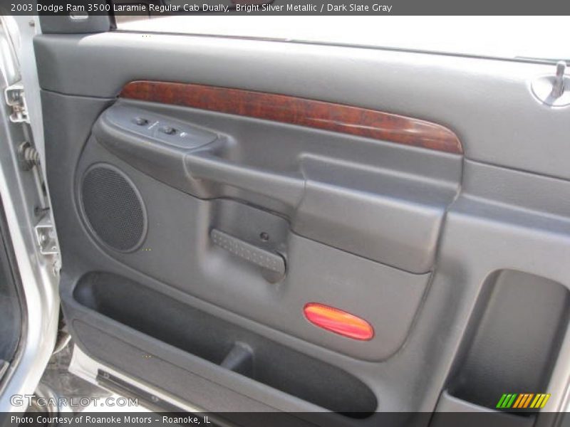 Bright Silver Metallic / Dark Slate Gray 2003 Dodge Ram 3500 Laramie Regular Cab Dually
