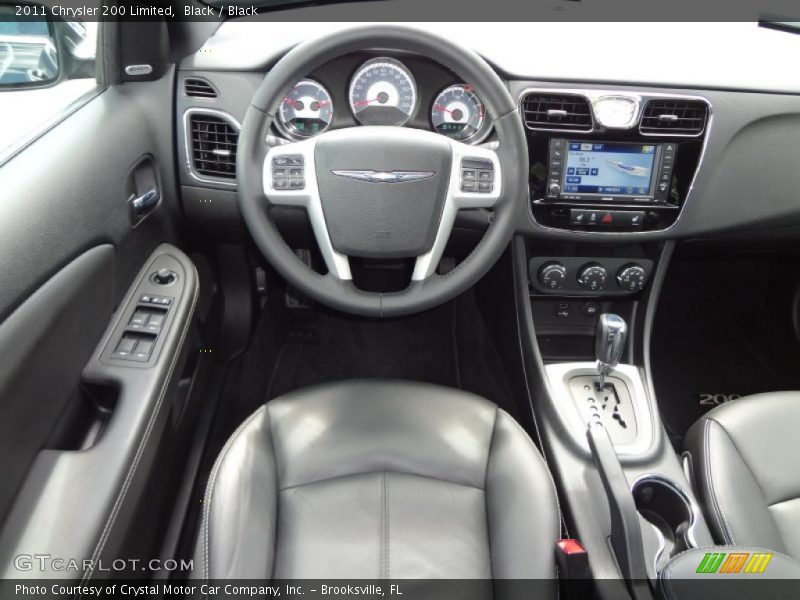 Black / Black 2011 Chrysler 200 Limited