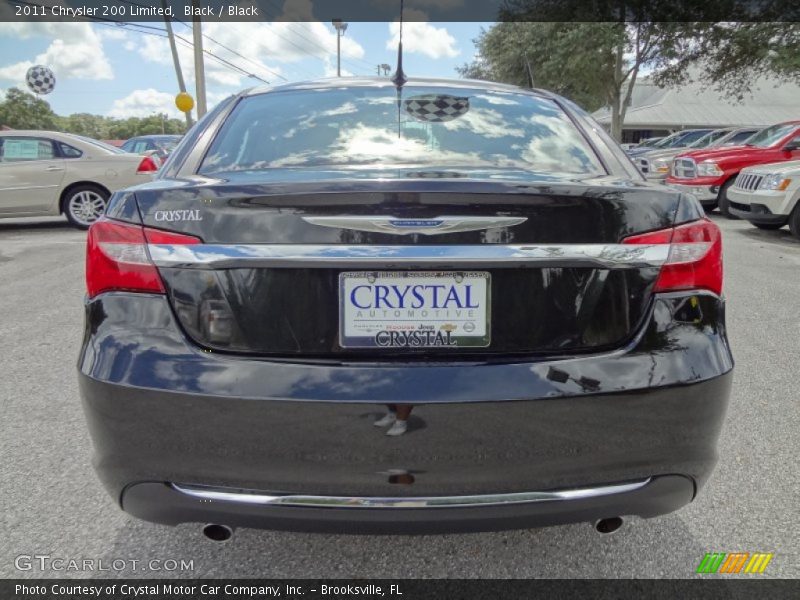 Black / Black 2011 Chrysler 200 Limited