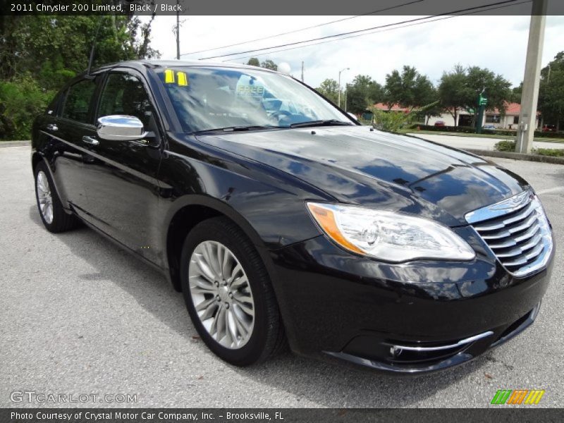 Black / Black 2011 Chrysler 200 Limited