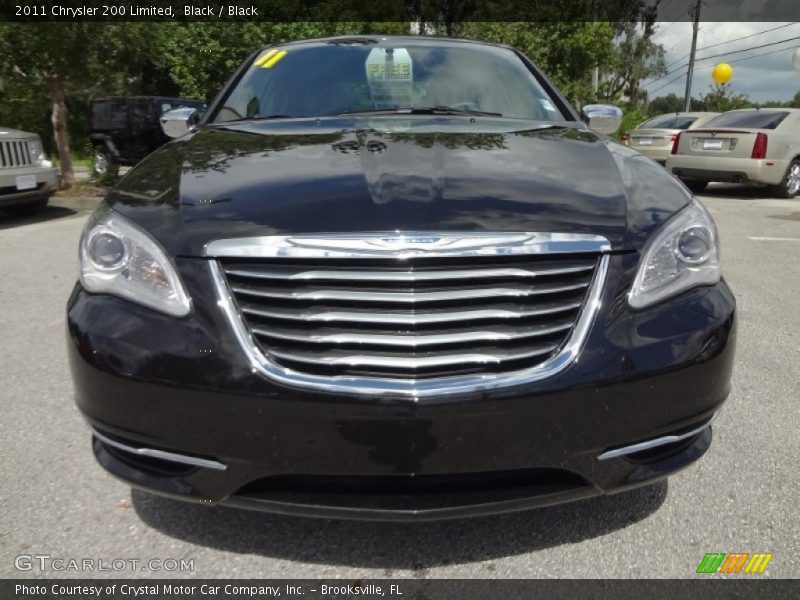 Black / Black 2011 Chrysler 200 Limited