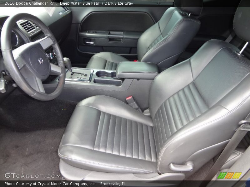  2010 Challenger R/T Dark Slate Gray Interior