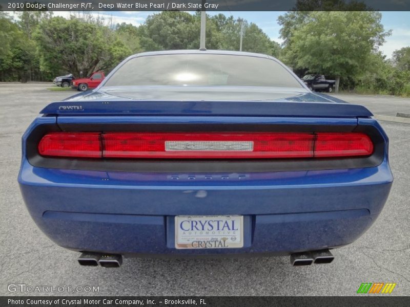 Deep Water Blue Pearl / Dark Slate Gray 2010 Dodge Challenger R/T