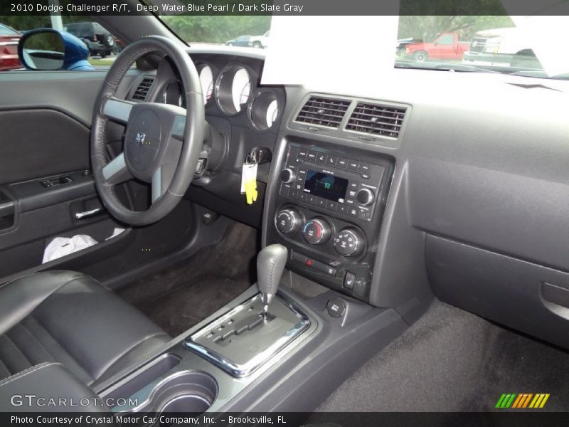 Deep Water Blue Pearl / Dark Slate Gray 2010 Dodge Challenger R/T