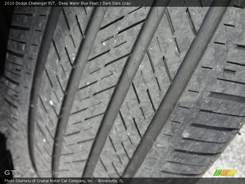 Deep Water Blue Pearl / Dark Slate Gray 2010 Dodge Challenger R/T