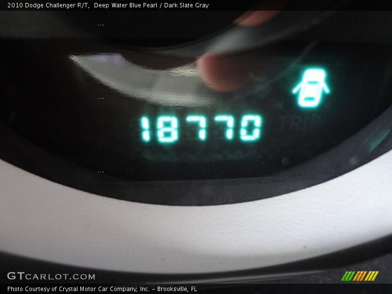Deep Water Blue Pearl / Dark Slate Gray 2010 Dodge Challenger R/T