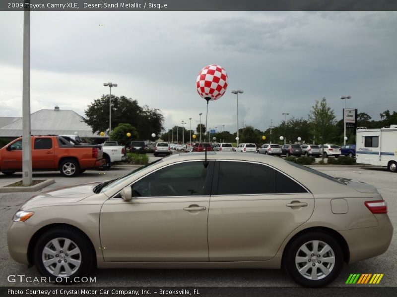 Desert Sand Metallic / Bisque 2009 Toyota Camry XLE