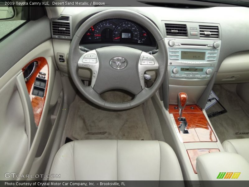 Desert Sand Metallic / Bisque 2009 Toyota Camry XLE