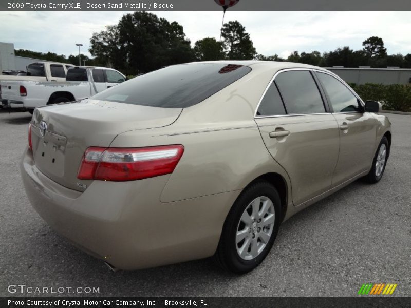 Desert Sand Metallic / Bisque 2009 Toyota Camry XLE