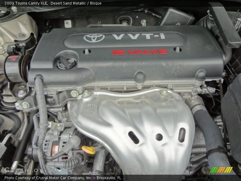 Desert Sand Metallic / Bisque 2009 Toyota Camry XLE