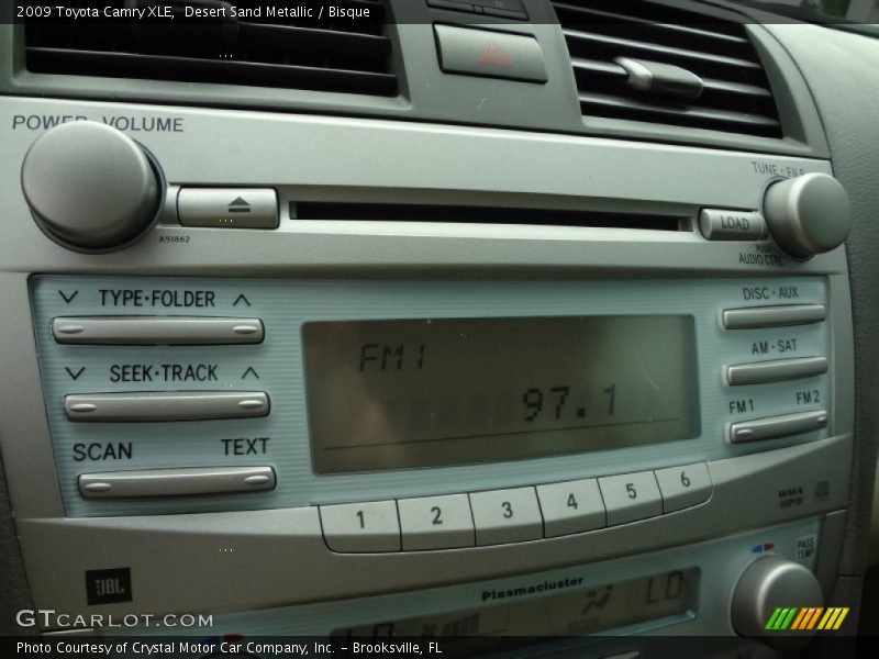 Desert Sand Metallic / Bisque 2009 Toyota Camry XLE