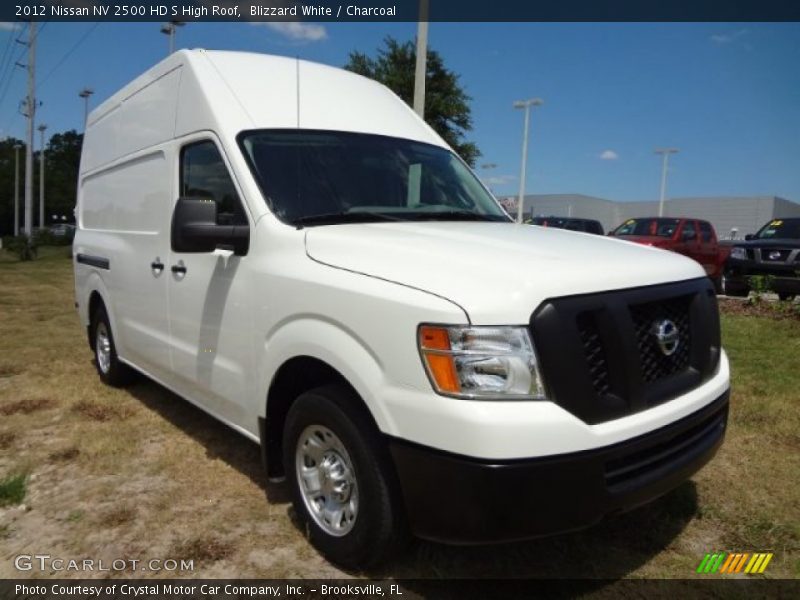 Blizzard White / Charcoal 2012 Nissan NV 2500 HD S High Roof