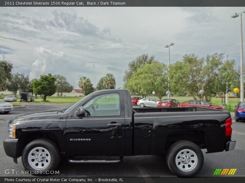Black / Dark Titanium 2011 Chevrolet Silverado 1500 Regular Cab