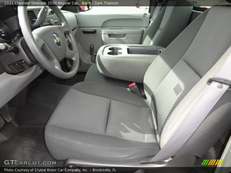 Black / Dark Titanium 2011 Chevrolet Silverado 1500 Regular Cab