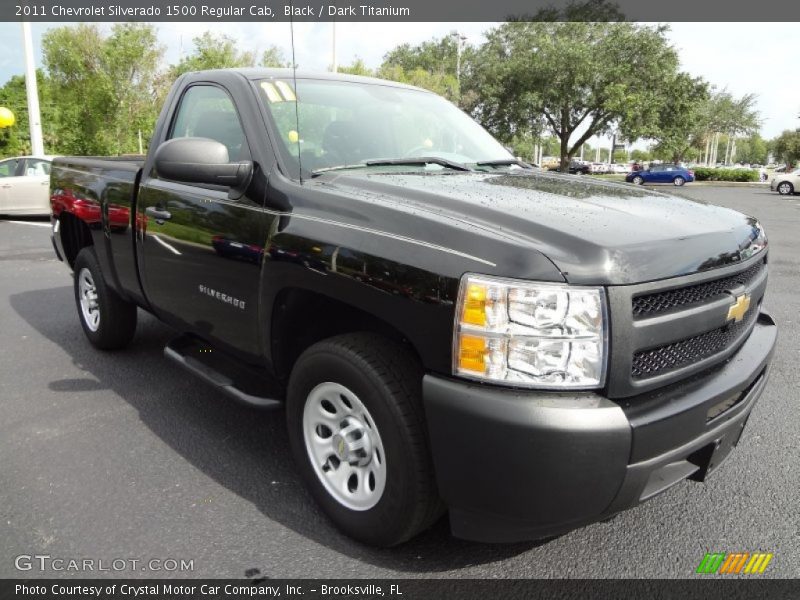 Black / Dark Titanium 2011 Chevrolet Silverado 1500 Regular Cab