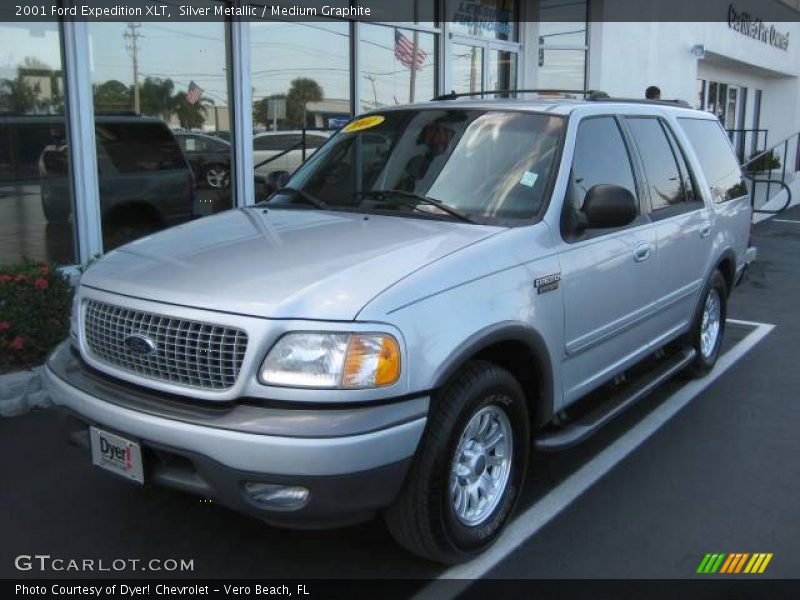 Silver Metallic / Medium Graphite 2001 Ford Expedition XLT