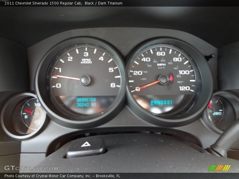 Black / Dark Titanium 2011 Chevrolet Silverado 1500 Regular Cab