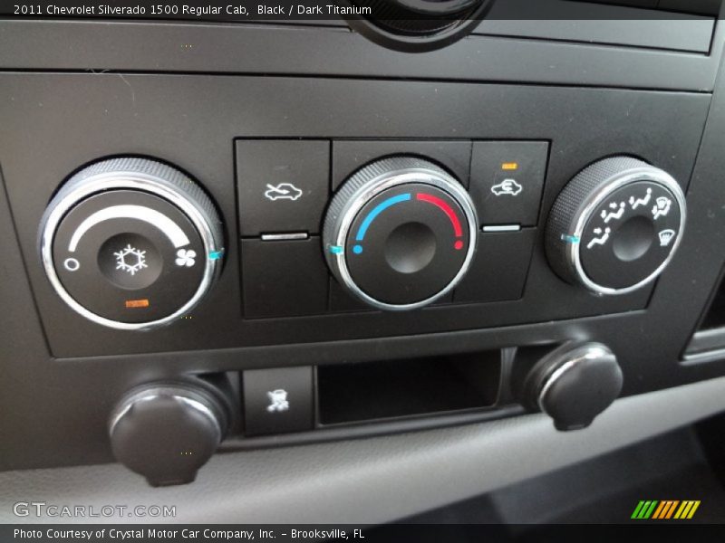 Black / Dark Titanium 2011 Chevrolet Silverado 1500 Regular Cab