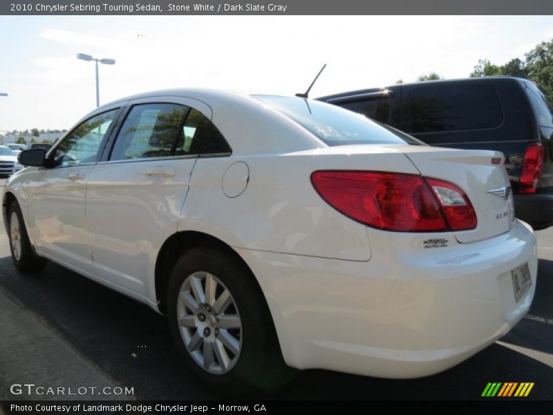 Stone White / Dark Slate Gray 2010 Chrysler Sebring Touring Sedan