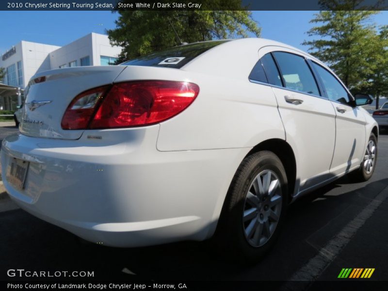 Stone White / Dark Slate Gray 2010 Chrysler Sebring Touring Sedan