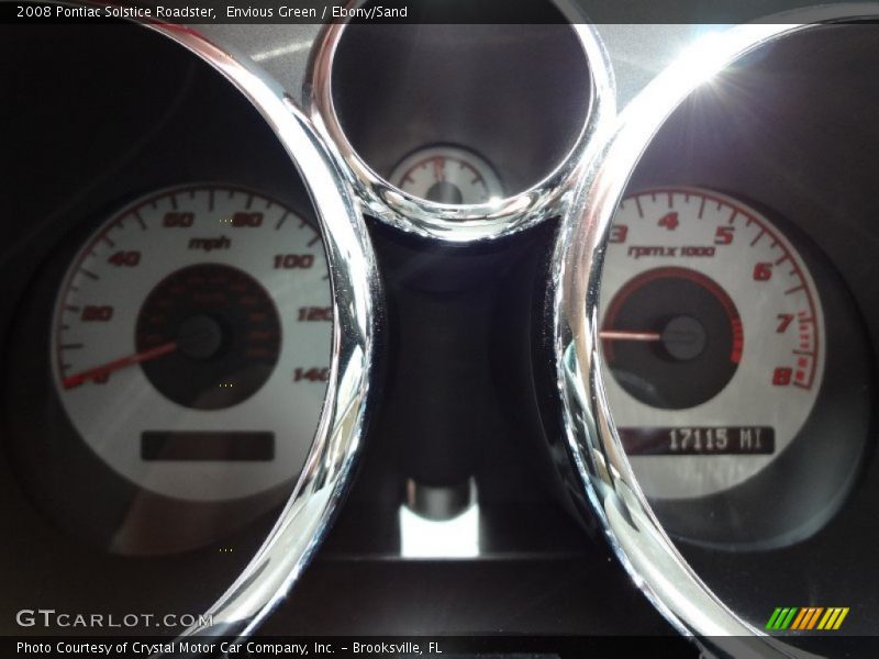 Envious Green / Ebony/Sand 2008 Pontiac Solstice Roadster