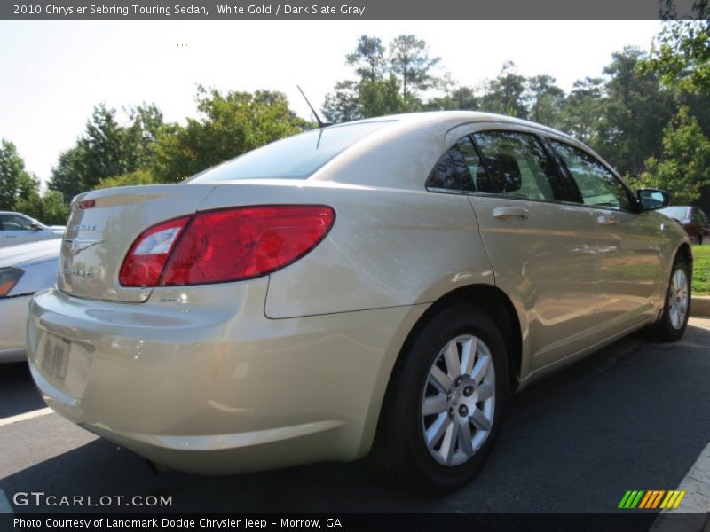 White Gold / Dark Slate Gray 2010 Chrysler Sebring Touring Sedan