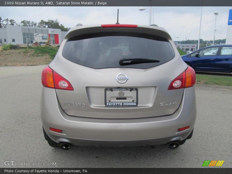 Saharan Stone Metallic / Beige 2009 Nissan Murano SL AWD
