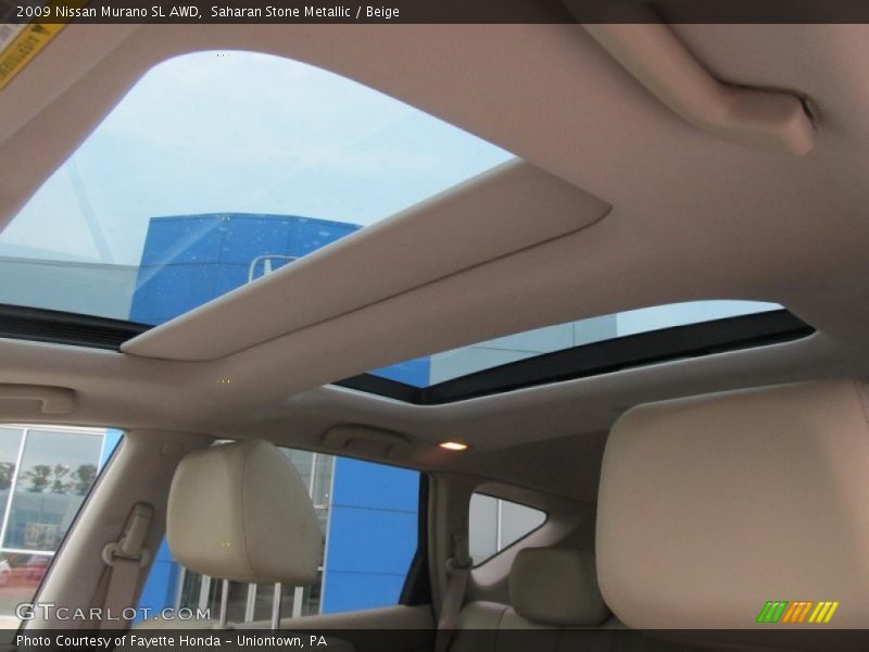 Saharan Stone Metallic / Beige 2009 Nissan Murano SL AWD