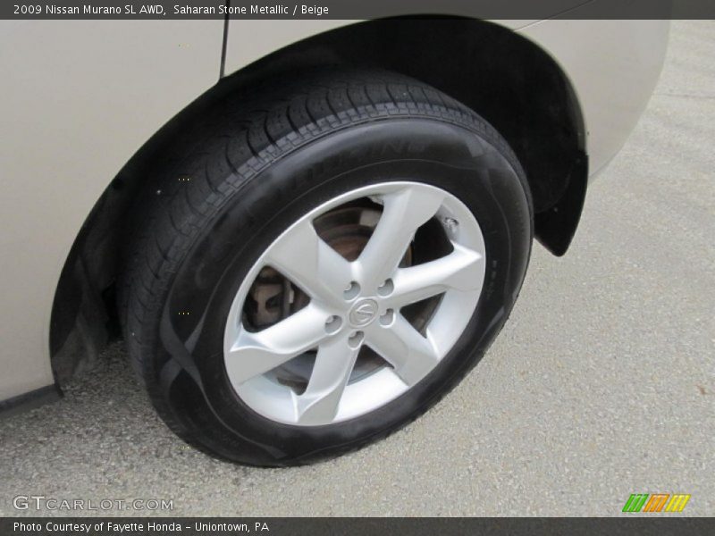 Saharan Stone Metallic / Beige 2009 Nissan Murano SL AWD
