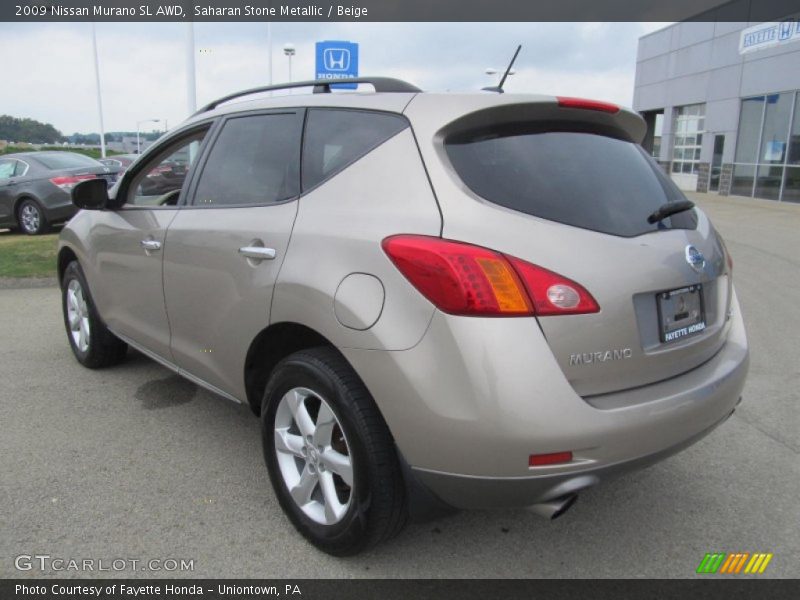 Saharan Stone Metallic / Beige 2009 Nissan Murano SL AWD