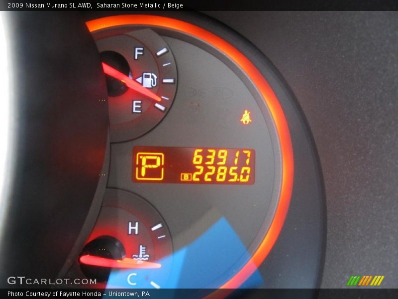 Saharan Stone Metallic / Beige 2009 Nissan Murano SL AWD