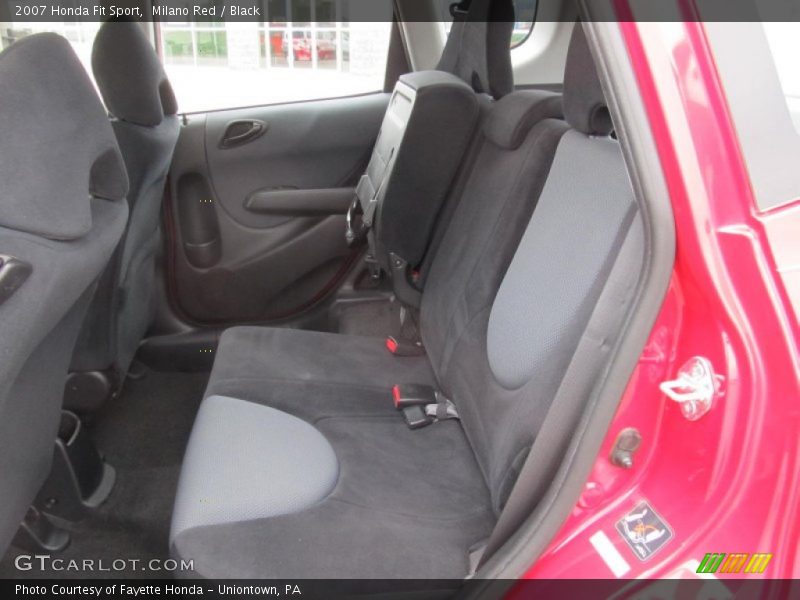 Milano Red / Black 2007 Honda Fit Sport