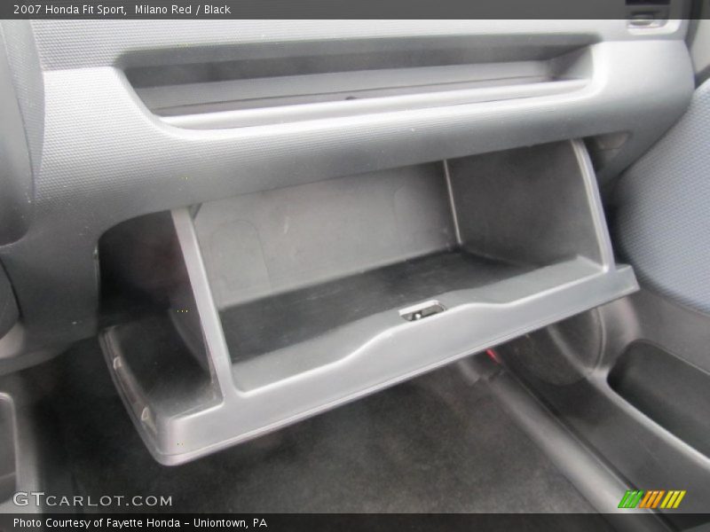 Milano Red / Black 2007 Honda Fit Sport