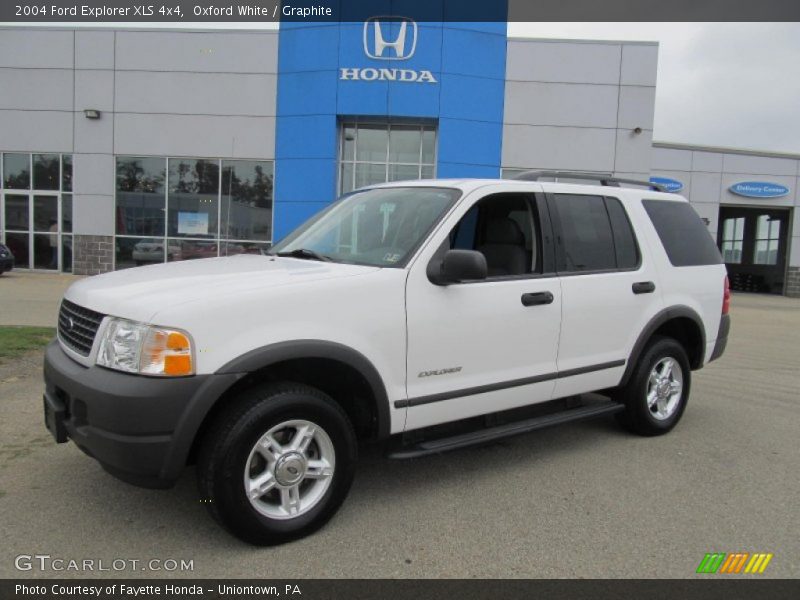 Oxford White / Graphite 2004 Ford Explorer XLS 4x4