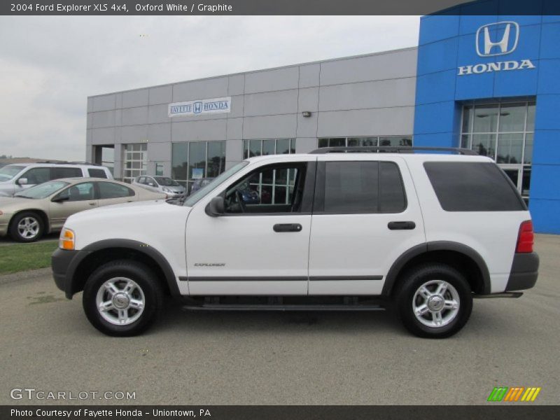 Oxford White / Graphite 2004 Ford Explorer XLS 4x4
