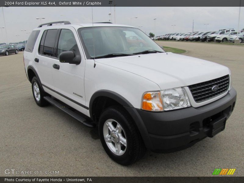 Oxford White / Graphite 2004 Ford Explorer XLS 4x4