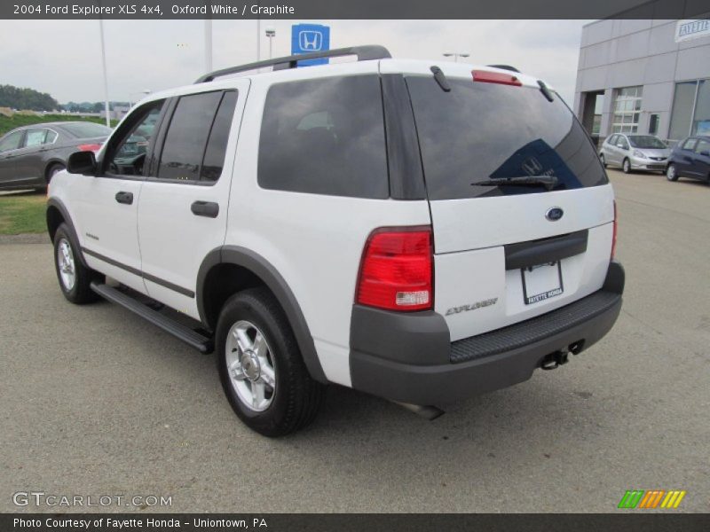 Oxford White / Graphite 2004 Ford Explorer XLS 4x4
