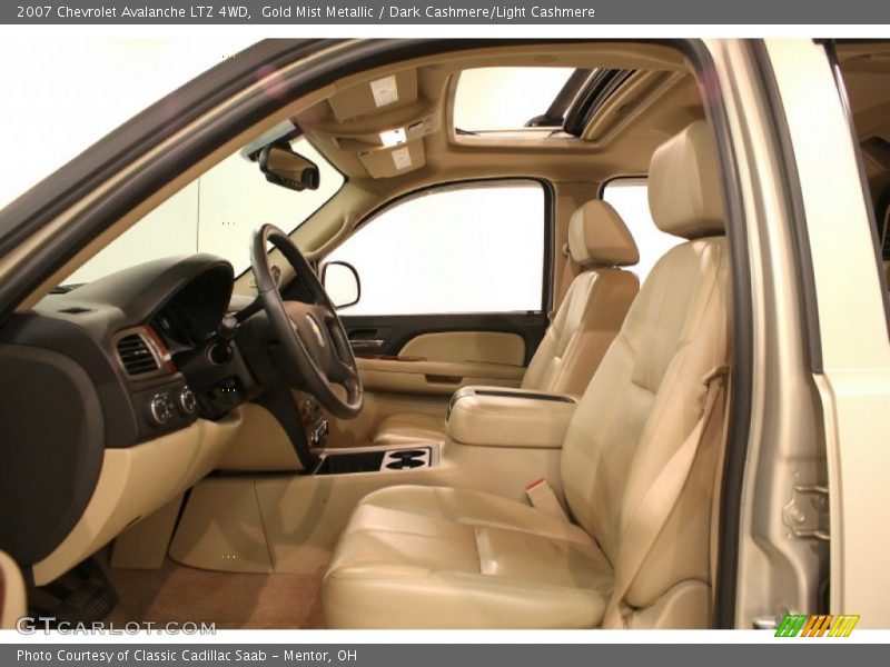 Gold Mist Metallic / Dark Cashmere/Light Cashmere 2007 Chevrolet Avalanche LTZ 4WD